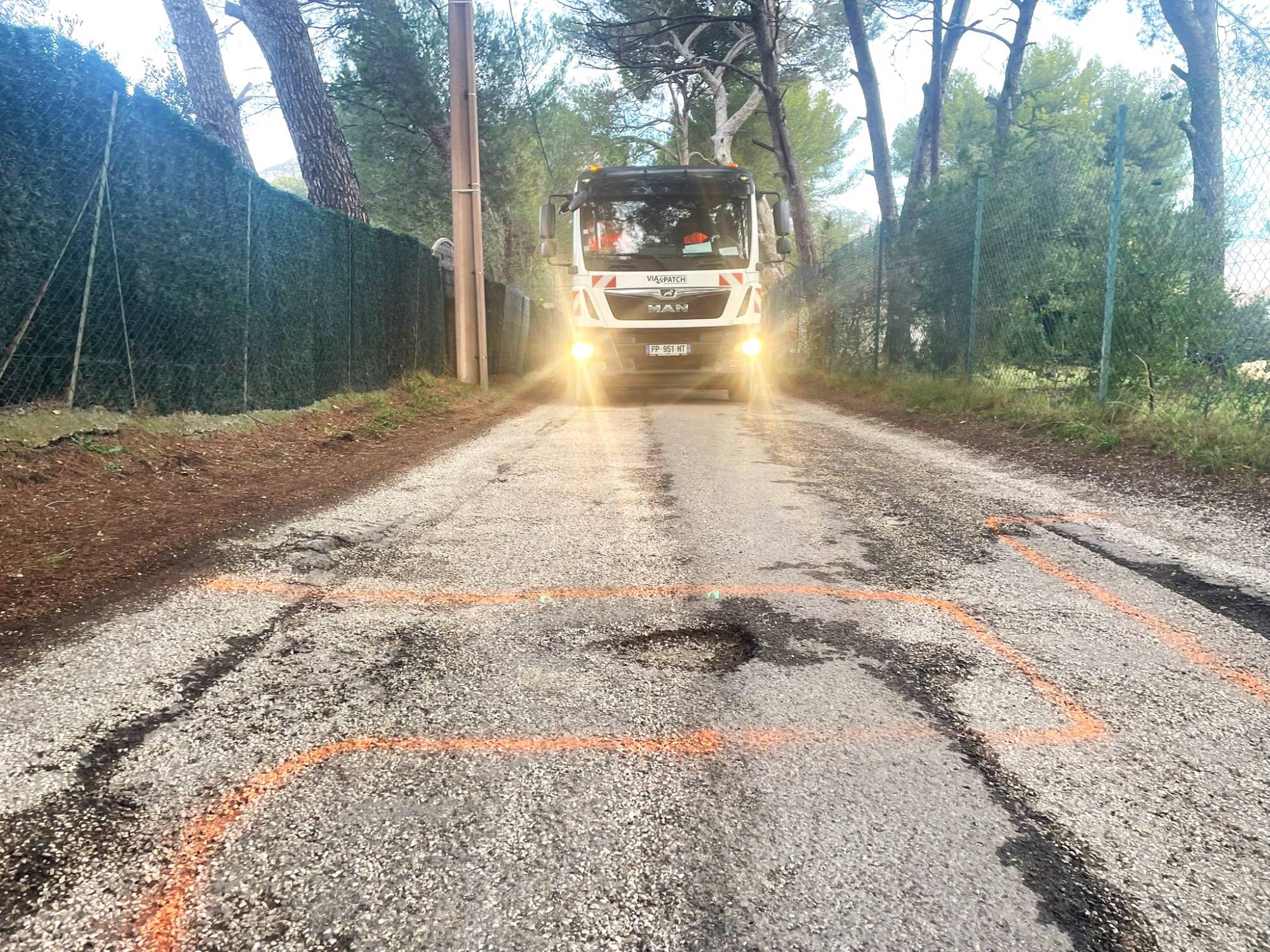 Entreprise spécialisée dans la réparation des dégradation de la route dans le 84