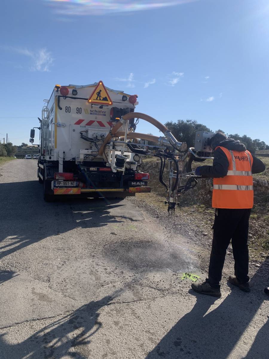 Entreprise Travaux Public pour rénovation de parking près de Toulon 83 Var