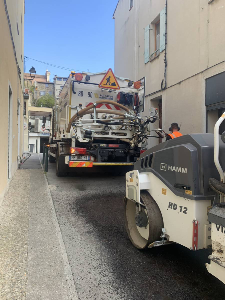 Entreprise de TP pour réfection route rapide près d'Avignon 84 Vaucluse