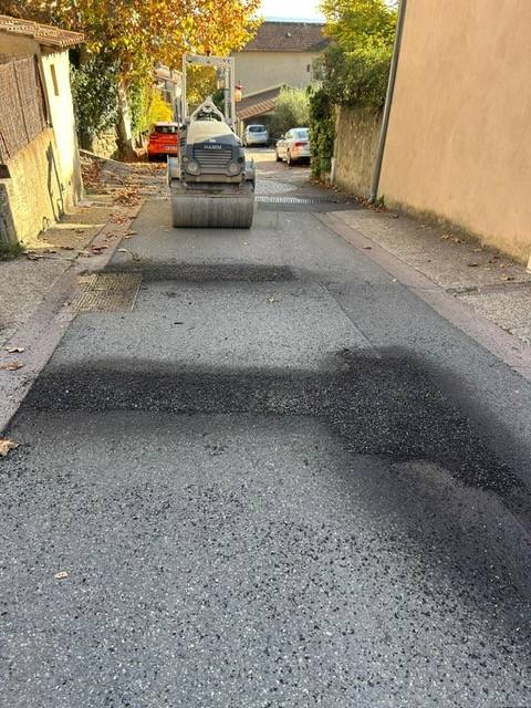 Réparation nid de poule dans le 84