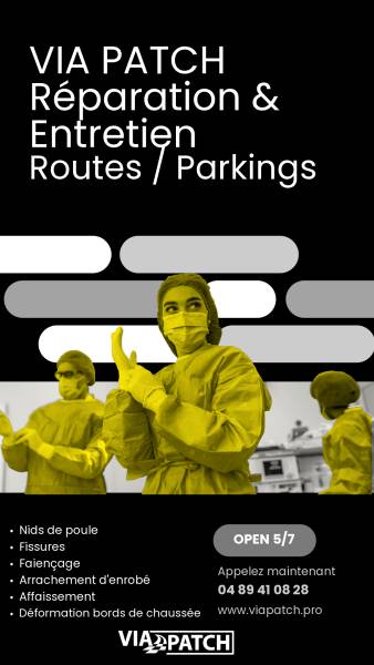 Réparation de voirie en PACA et Occitanie