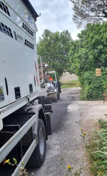 réparation de voirie dans le 30 macadam