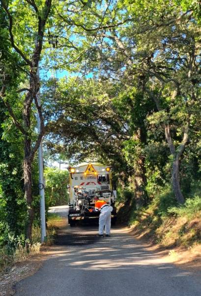 Réparation de voirie : nids de poule / 1 journée dans l'Hérault (34) vers Sète