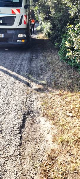réparation durable bord de chaussée avec le blowpatcher 