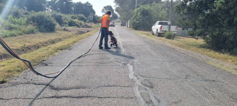 traitement des fissures de la route