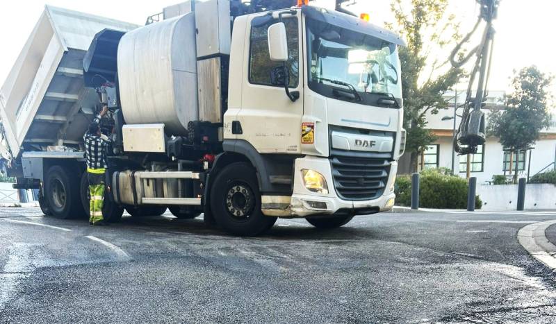 Enrobeur projeteur Greenswift pour maintenance routière en paca et occitanie