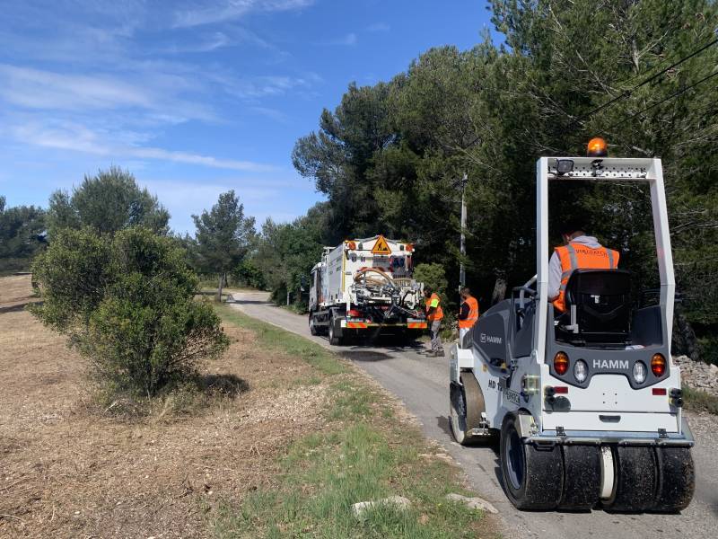 L'atelier BLOW-PATCHER pour réparer et rénover la voirie avec la technique de l'enrobé projeté