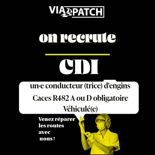Recrutement Conducteur engins caces r482 a ou d