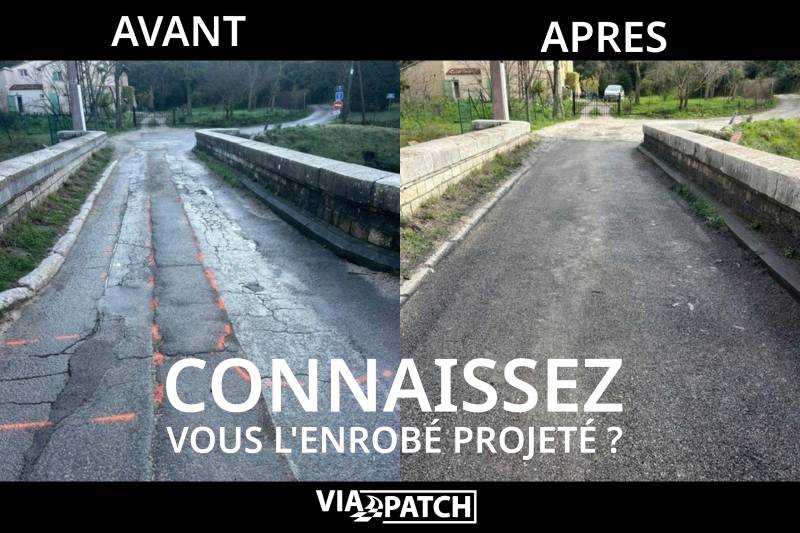 Connaissez vous l'enrobé projeté VIA PATCH ? 