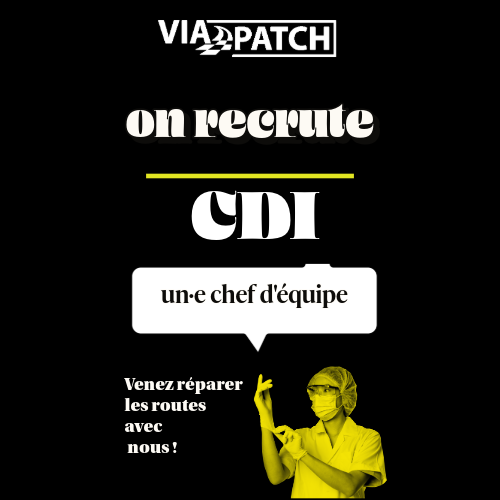 RECRUTEMENT CDI - CHEF D'EQUIPE